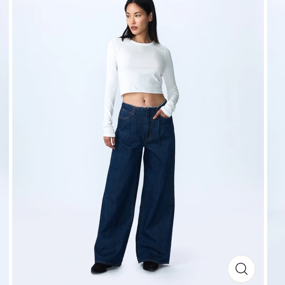 SLVRLAKE Dark Blue Flare Jeans